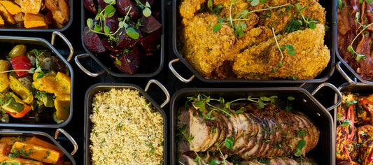 Ore Hot counter display solution, gastronorm trays