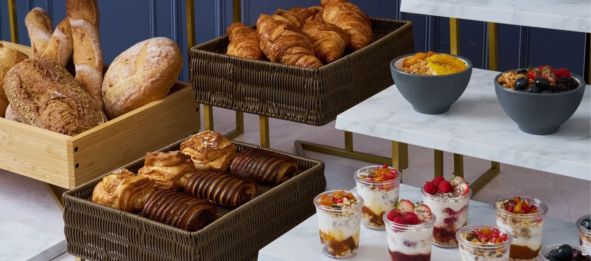 Gamme Manhattan — présentoirs de buffet